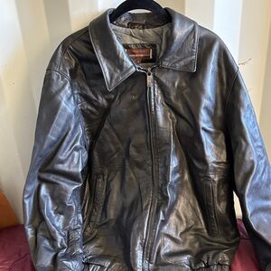 Men Johnson & Murphy Leather Jacket